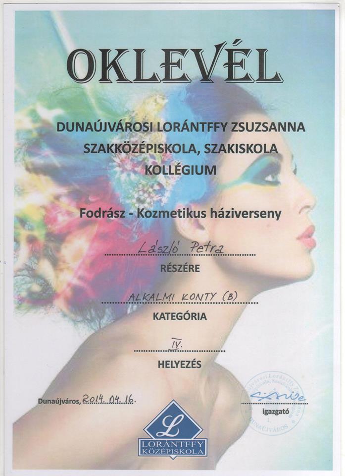 Fodrász – Kozmetikus háziverseny