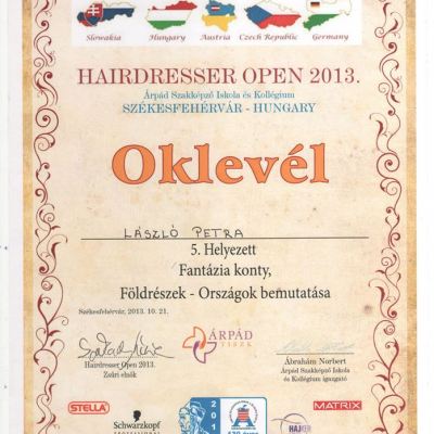 Hairdresser Open 2013 – Fantázia konty